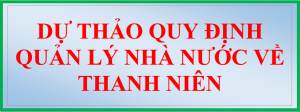 Lấy ý kiến dự thảo Quy định quản lý nhà nước về thanh niên trên địa bàn tỉnh Bình Định.