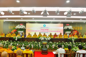 Ban Phật giáo Quốc tế Trung ương và Ban Kinh tế Tài chính Trung ương Giáo hội Phật giáo Việt Nam tổ chức tọa đàm khoa học với chủ đề “Hoạt động quốc tế của GHPGVN trong giai đoạn hiện nay” và Hội nghị Tổng kết công tác Phật sự nhiệm kỳ VIII