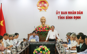 Chủ tịch UBND tỉnh Phạm Anh Tuấn phát biểu kết luận tại Hội nghị.