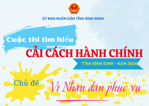 Cuộc thi tìm hiểu cải cách hành chính tỉnh Bình Định năm 2024