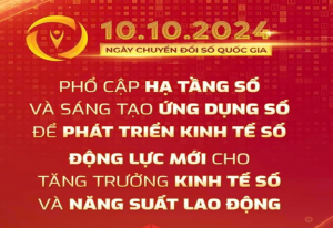 Tuyên truyền Ngày chuyển đổi số ngày 10/10/2024