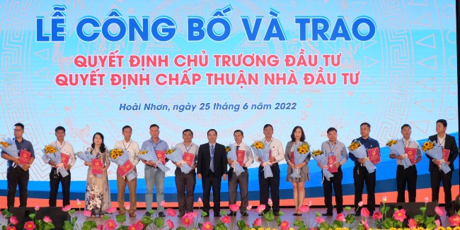 Hội nghị Xúc tiến đầu tư vào thị xã Hoài Nhơn năm 2022.