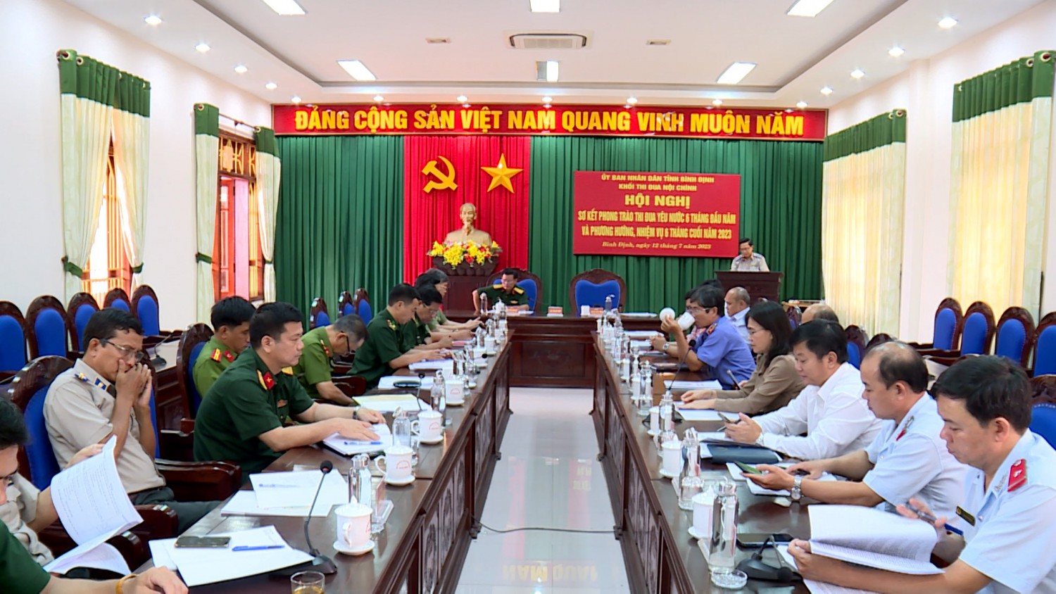 Khối thi đua Nội chính tỉnh triển khai phong trào thi đua yêu nước 6 tháng cuối năm 2023.