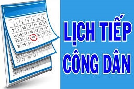 Lịch tiếp công dân của Sở Nội vụ năm 2024