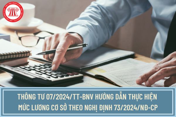 THÔNG TƯ HƯỚNG DẪN THỰC HIỆN MỨC LƯƠNG CƠ SỞ.