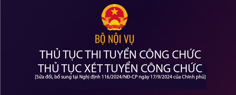 Bộ Nội vụ hướng dẫn nộp hồ sơ thi tuyển công chức và thủ tục xét tuyển công chức