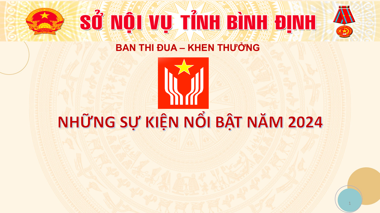 05 SỰ KIỆN NỔI BẬT BAN THI ĐUA - KHEN THƯỞNG NĂM 2024